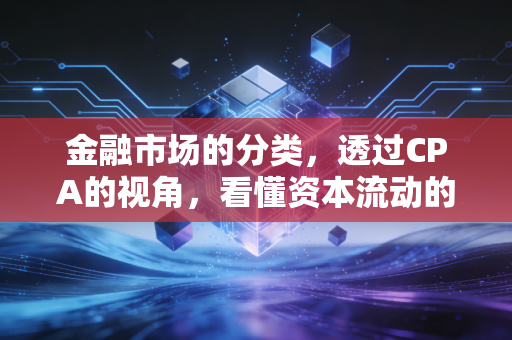 金融市场的分类，透过CPA的视角，看懂资本流动的底层逻辑与生活映射