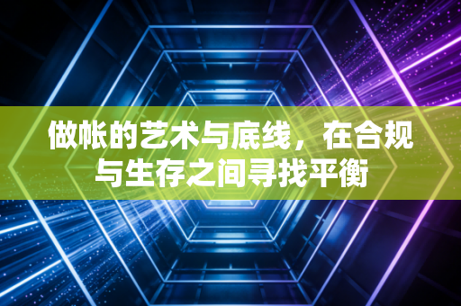 做帐的艺术与底线,在合规与生存之间寻找平衡