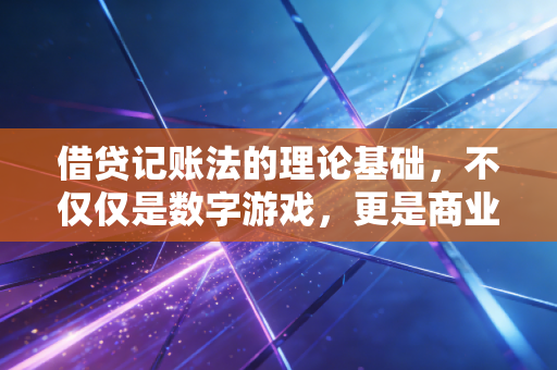 借贷记账法的理论基础，不仅仅是数字游戏，更是商业世界的平衡哲学