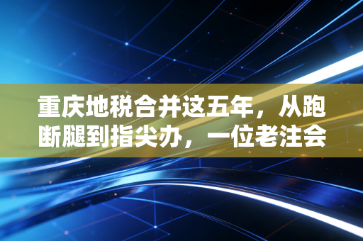 重庆地税合并这五年，从跑断腿到指尖办，一位老注会的心里话