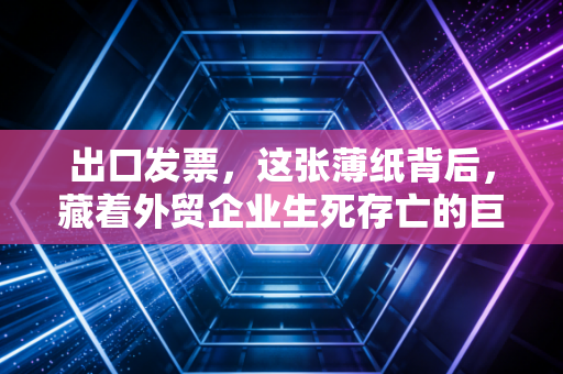 出口发票，这张薄纸背后，藏着外贸企业生死存亡的巨额密码