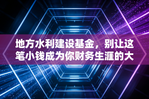 地方水利建设基金,别让这笔小钱成为你财务生涯的大坑