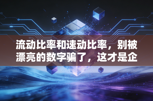 流动比率和速动比率，别被漂亮的数字骗了，这才是企业的真实抗压能力