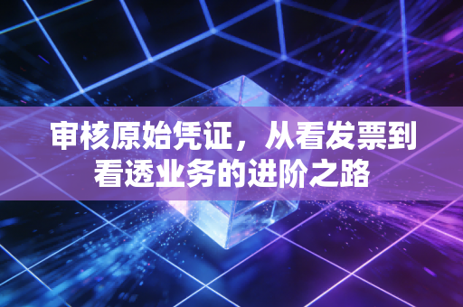 审核原始凭证,从看发票到看透业务的进阶之路