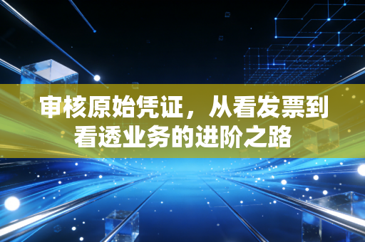 审核原始凭证,从看发票到看透业务的进阶之路