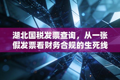 详细阅读:湖北国税发票查询,从一张假发票看财务合规的生死线 湖北国税发票查询,从一张假发票看财务合规的生死线