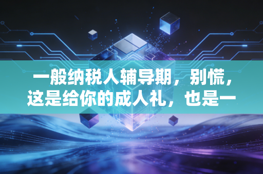 一般纳税人辅导期,别慌,这是给你的成人礼,也是一场关于信任的博弈