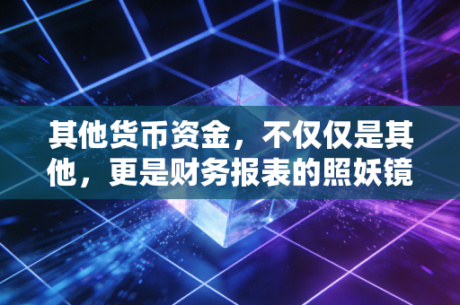 其他货币资金，不仅仅是其他，更是财务报表的照妖镜