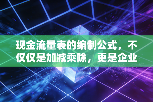 现金流量表的编制公式，不仅仅是加减乘除，更是企业的生死簿