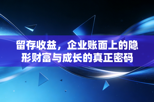 留存收益,企业账面上的隐形财富与成长的真正密码