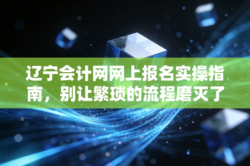 辽宁会计网网上报名实操指南，别让繁琐的流程磨灭了你的考证热情