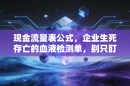 现金流量表公式,企业生死存亡的血液检测单,别只盯着利润看