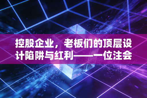 控股企业,老板们的顶层设计陷阱与红利——一位注会眼中的商业帝国搭建指南