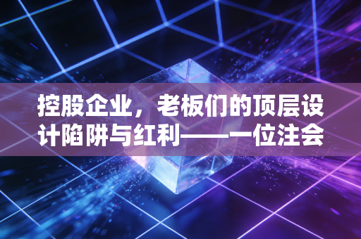 控股企业，老板们的顶层设计陷阱与红利——一位注会眼中的商业帝国搭建指南