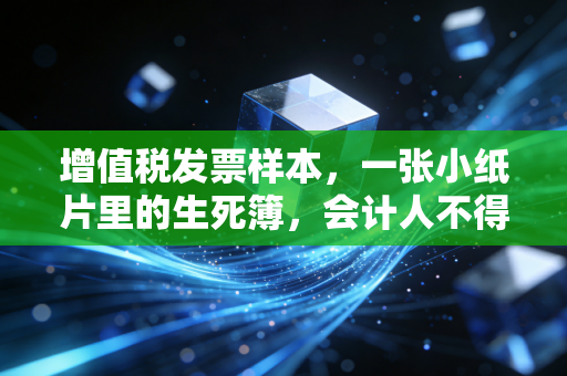 增值税发票样本，一张小纸片里的生死簿，会计人不得不懂的江湖规矩