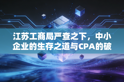 江苏工商局严查之下，中小企业的生存之道与CPA的破局思考
