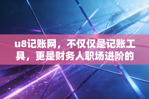 u8记账网,不仅仅是记账工具,更是财务人职场进阶的隐形推手
