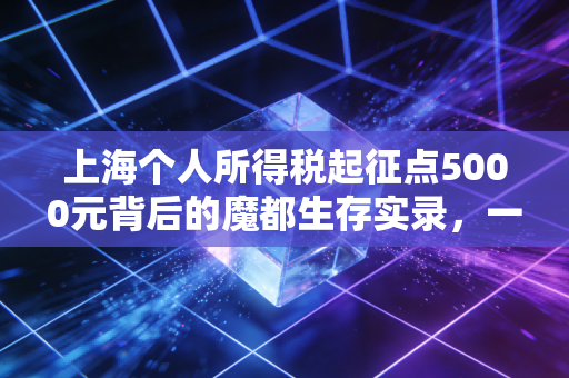 上海个人所得税起征点5000元背后的魔都生存实录,一个注会眼中的税负与生活