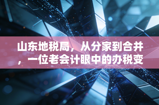 山东地税局,从分家到合并,一位老会计眼中的办税变迁与时代印记