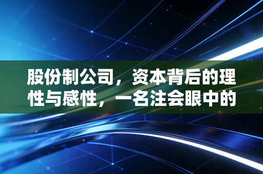 股份制公司,资本背后的理性与感性,一名注会眼中的商业巨兽