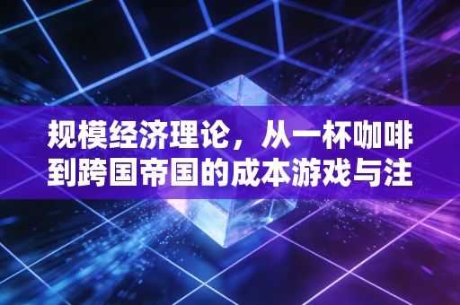 规模经济理论，从一杯咖啡到跨国帝国的成本游戏与注会视角的深度思考