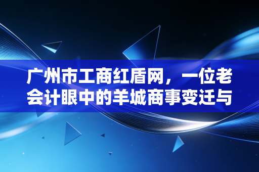 广州市工商红盾网，一位老会计眼中的羊城商事变迁与数字化征途