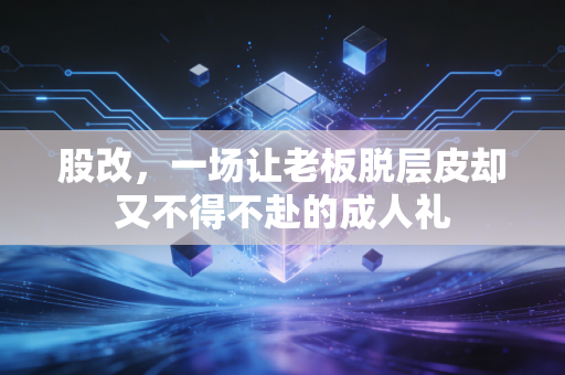 股改，一场让老板脱层皮却又不得不赴的成人礼