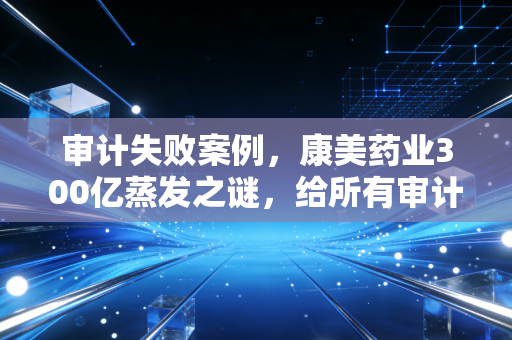 审计失败案例,康美药业300亿蒸发之谜,给所有审计人的一记响亮耳光