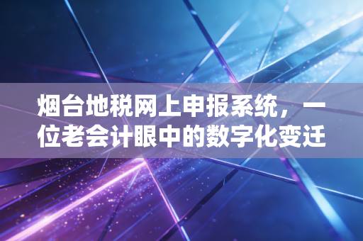 烟台地税网上申报系统，一位老会计眼中的数字化变迁与职业思考