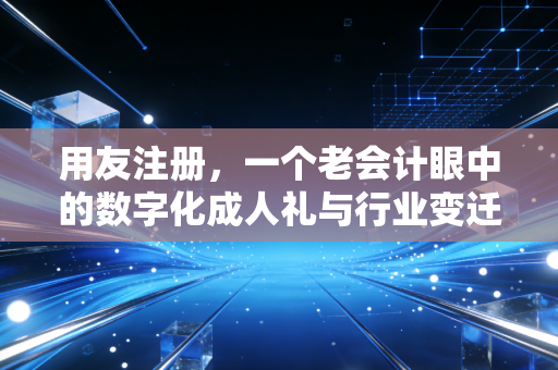 用友注册，一个老会计眼中的数字化成人礼与行业变迁