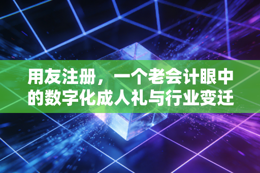 用友注册，一个老会计眼中的数字化成人礼与行业变迁