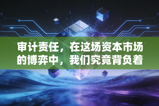审计责任，在这场资本市场的博弈中，我们究竟背负着什么？