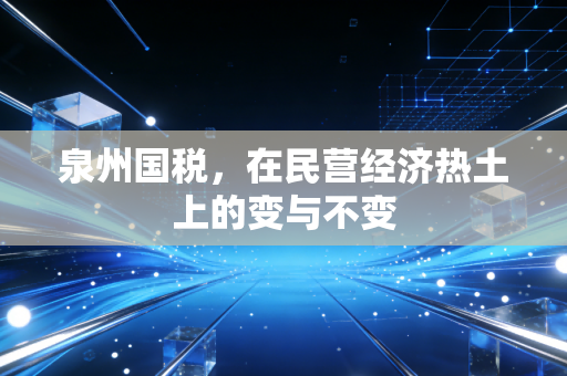 泉州国税，在民营经济热土上的变与不变