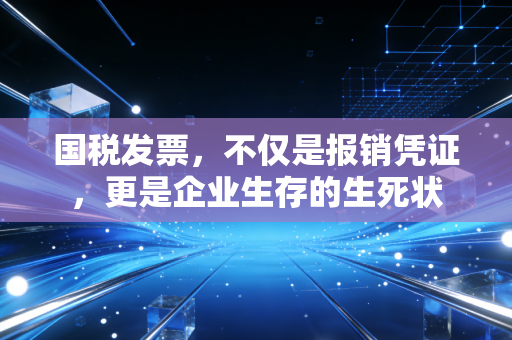 国税发票，不仅是报销凭证，更是企业生存的生死状