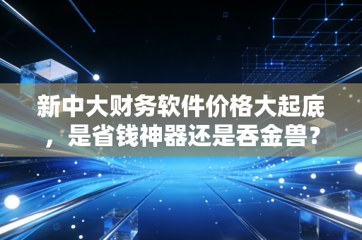 新中大财务软件价格大起底，是省钱神器还是吞金兽？一位注会师的深度观察