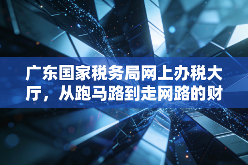 广东国家税务局网上办税大厅，从跑马路到走网路的财税进化实录