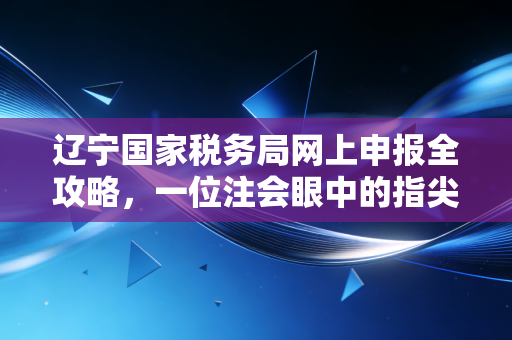 辽宁国家税务局网上申报全攻略，一位注会眼中的指尖上的税务变迁与实操心得