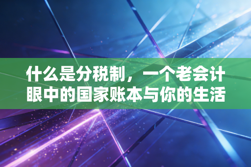 什么是分税制，一个老会计眼中的国家账本与你的生活
