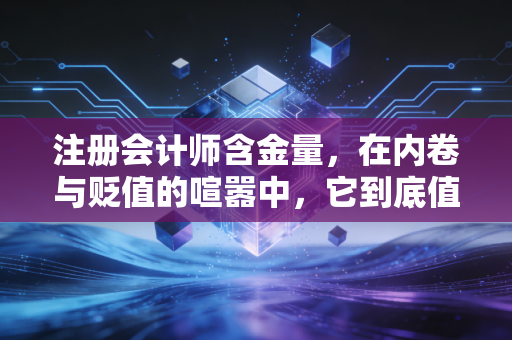 注册会计师含金量,在内卷与贬值的喧嚣中,它到底值不值得你用青春去换?