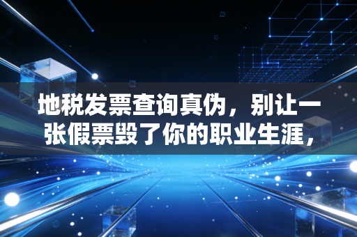 地税发票查询真伪,别让一张假票毁了你的职业生涯,老会计教你避坑指南