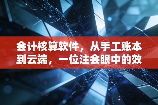会计核算软件，从手工账本到云端，一位注会眼中的效率革命与职业思考