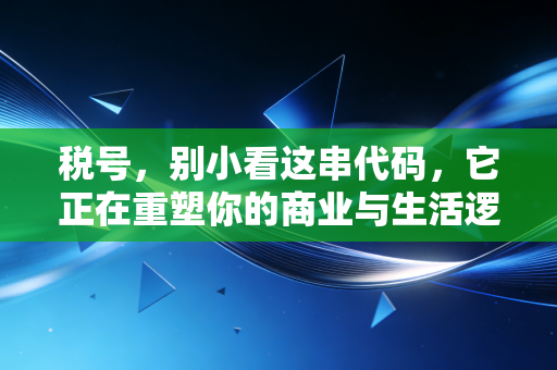税号,别小看这串代码,它正在重塑你的商业与生活逻辑
