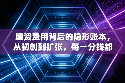 增资费用背后的隐形账本，从初创到扩张，每一分钱都该花在刀刃上