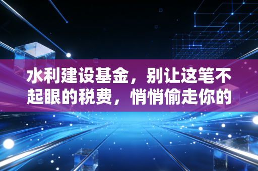 水利建设基金,别让这笔不起眼的税费,悄悄偷走你的利润