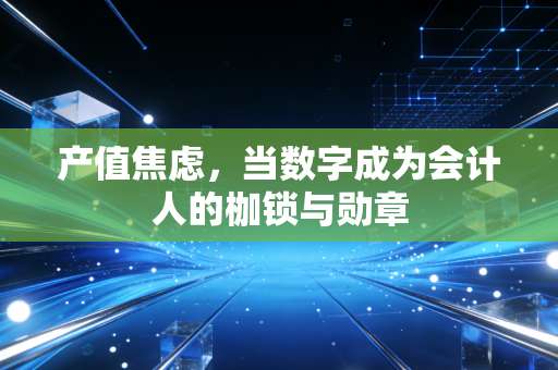 产值焦虑,当数字成为会计人的枷锁与勋章
