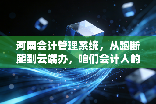 河南会计管理系统,从跑断腿到云端办,咱们会计人的数字化生存实录