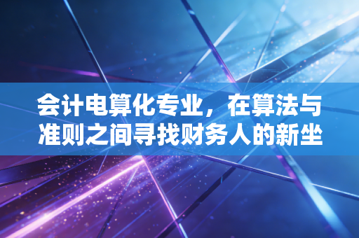 会计电算化专业,在算法与准则之间寻找财务人的新坐标