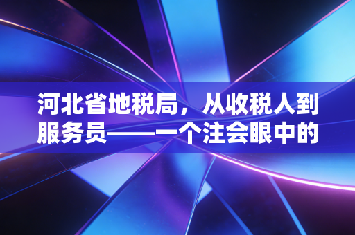河北省地税局，从收税人到服务员——一个注会眼中的税收征管进化论