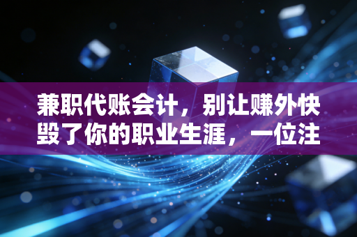 兼职代账会计，别让赚外快毁了你的职业生涯，一位注会的大实话