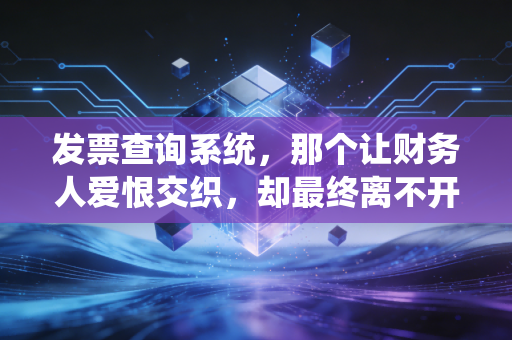 发票查询系统,那个让财务人爱恨交织,却最终离不开的税务照妖镜